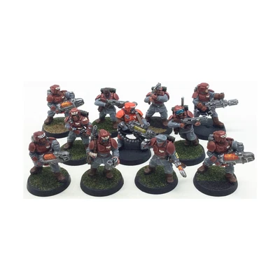 $110 • Buy Games Workshop 40k Imperial Guard Metal Mini Cadian Infantry Collection #13 NM