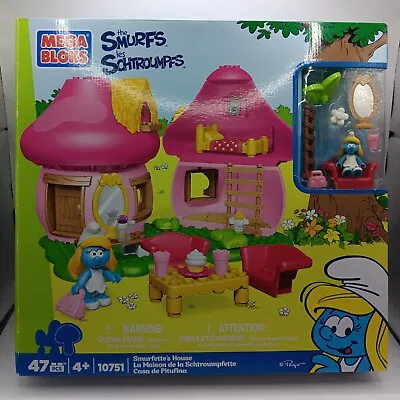 Mega Bloks Peyo The Smurfs Smurfette’s House 10751 - New/Sealed • $59.99