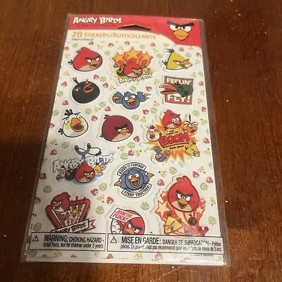 $8 • Buy ANGRY BIRDS Puffy Stickers 2 Sheets Sticker Sheets 28 Stickers New Sealed