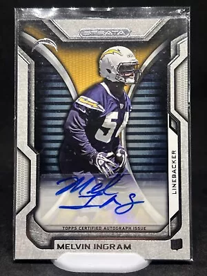 2012 Topps Strata Melvin Ingram III #RA-MI Rookie Auto RC • $5