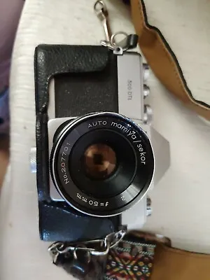 Mamiya Sekor 500 DTL Camera With 50mm 1:2 Lens And Strap Clean Condition See Pic • $30
