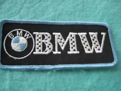 Vintage BMW Motorcycle Auto  Patch 4 3/4  X 2   • $8