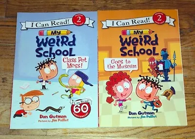 LOT Of 2 My Weird School Dan Gutman Children's Reader Book I Can Read Level 2 • $3.99