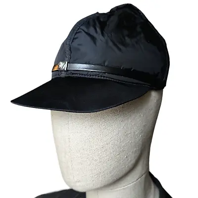 Gianni Versace Nylon & Leather Cap Medusa • $65