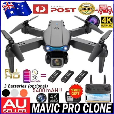 $41.89 • Buy 5G 4K Drone With HD Dual Camera Drones WiFi FPV Foldable RC Quadcopter Batteries