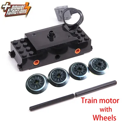 LEGO Power Functions 9V 88011 Train Motor With Wheels Parts Train Technic Toy • $18.95