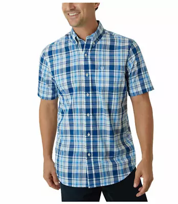 Chaps Men's Short Sleeve Button Down Woven Shirt NWT • $31.99