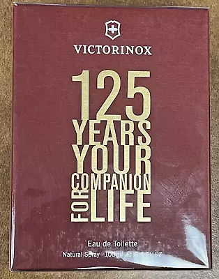 Victorinox 125 Years Your Companion For Life 3.4oz EDT Spr For Men Discontinued • $37