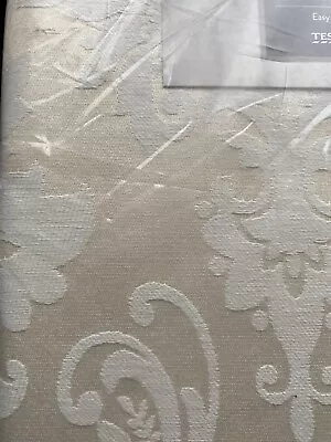 Jacquard Single Cream Quilt Cover & Pillow Slip Set - NEW • £12