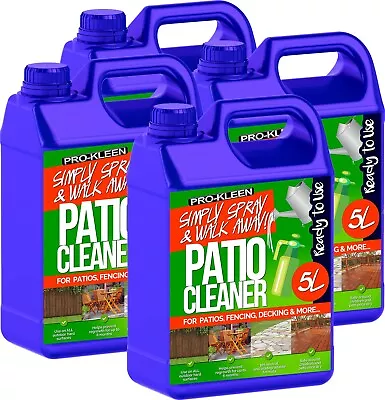 £29.95 • Buy ProKleen Patio Cleaner Fluid Mould Algae Killer 25% Stronger Drive Decking 20L