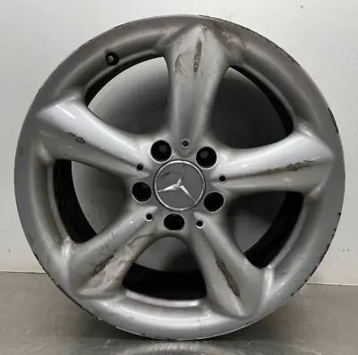 2006 Mercedes C230 Sedan Oem Rim Factory Front Wheel 17  X 7.5  5 Spoke Scuffed • $194.99