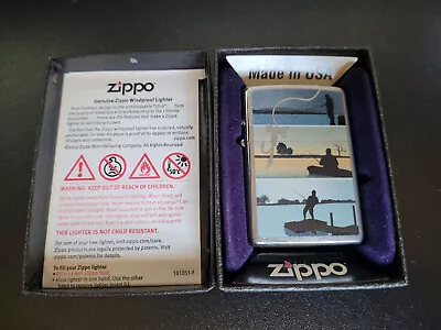 Zippo Carp Fishing Mouche Boat Fishing I September 2013 New With Sa Box • £59.41