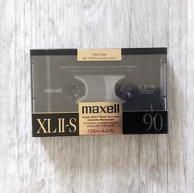 Maxell XL II-S90  Cassette Tape NEW Sealed Made In Japan • $9.99