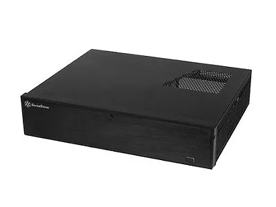 Silverstone ML04B Aluminum Front Door/Steel Body Micro Media Center/HTPC Case • $131.31