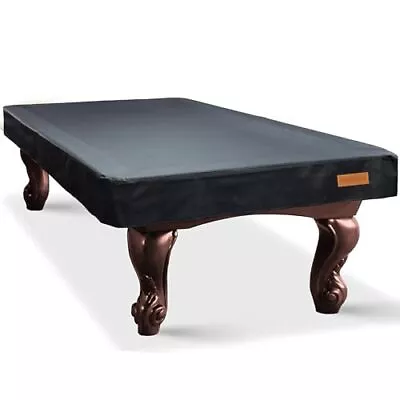 Pool Table Cover Heavy Duty Leatherette Billiard Table Cover Waterproof • $59.65