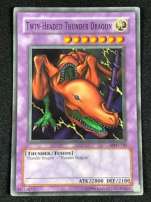 Yugioh Twin-headed Thunder Dragon Mrd-120 Super (nm) • $6.99