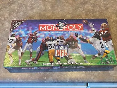 Vintage 1998 NFL Monopoly Game Official Limited Collector's Edition  New  Sealed • $53.99