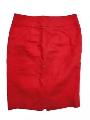 J Crew The Pencil Skirt Size 00 Orange Womens Work Fashion Casual Skirt  • $9.99