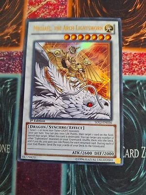 Yu-Gi-Oh! Michael The Arch-Lightsworn SDLI-EN036 Ultra Rare 1st Edition NM • $4