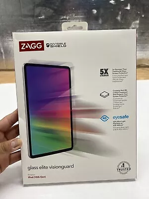 ZAGG InvisibleShield Glass Elite Visionguard Screen Protector For IPad 10th Gen • $20.99