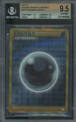 $4.25 • Buy Pokemon Darkness Energy Golden Present Japanese Holo Promo XY-P BGS 9.5 -548C2
