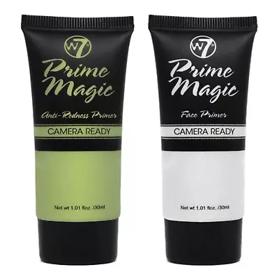 W7 Prime Magic Face Primer - Clear Vegan Makeup Base Priming _ Choose Your Color • £5.75