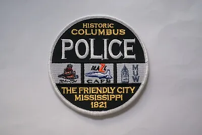 Obsolete Columbus Police Patch Mississippi • $8