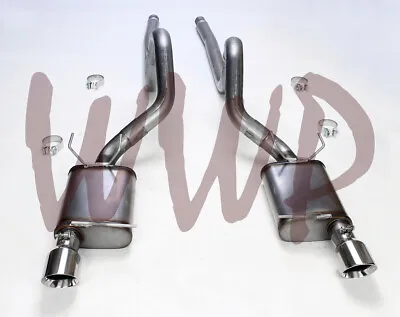 Stainless Steel 3  Dual CatBack Exhaust System 11-12 Ford Mustang GT500 5.4L V8 • $299.95