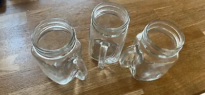 £10 • Buy Mason Glass Drinking Jar With Handle X 16