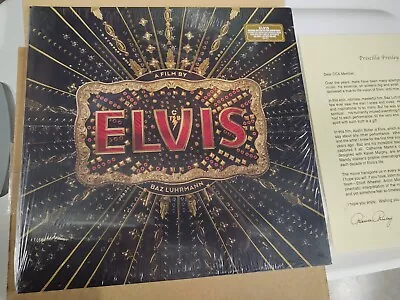 ELVIS Sealed FYC Vinyl Soundtrack W/ Priscilla Presley Promo Letter 2022 • $45