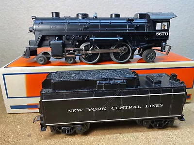 Lionel # 6-28670 O Scale New York Central Lines 4-4-2 Steam Engine #8670 - Smoke • $9.99