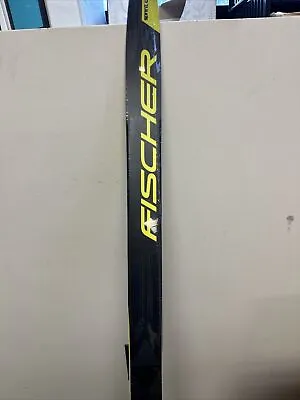 FISCHER Junior Sprint Crown Set/BDG Tour Step-In Black/Yellow Nordic Skis • $120