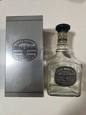 Jack Daniel's Silver Select Limited Edition 750 ML Empty Bottle With Dog Tag • $50