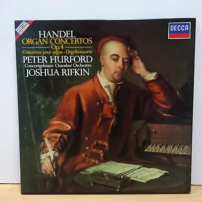 414 604 1 HANDEL Organ Concertos PETER HURFORD DECCA STEREO 2LP BOX NM • £9.99