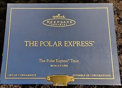 Polar Express Miniature Train 7 Ornament Set~Hallmark Keepsake~Nello Williams • $45