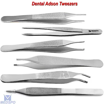 Dental Adson Tweezer  Surgical Tissue & Dressing Forceps Medical Instruments CE • $6.99