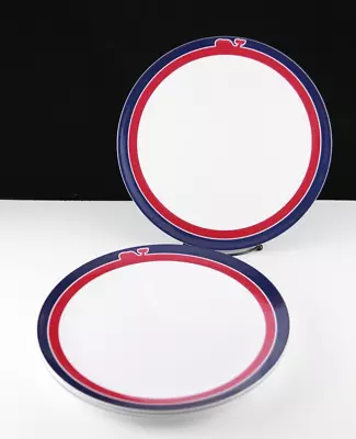 Vineyard Vines 10.5  Red Blue White Whale Melamine Plate Set Of 4 - Target Excl. • $49.95