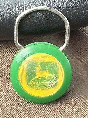 John Deere Waterloo Tractor Works Key Chain Rare Vintage • $0.99