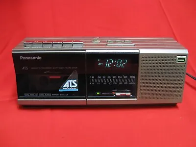 VTG 80’s Panasonic RC-X80 Alarm Clock Radio AM FM Works TAPE DOES NOT WORK • $19.99