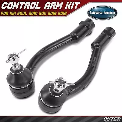 2pcs Driver & Passenger Outer Side Tie Rod End For Kia Soul 2010 2011 2012 2013 • $24.59