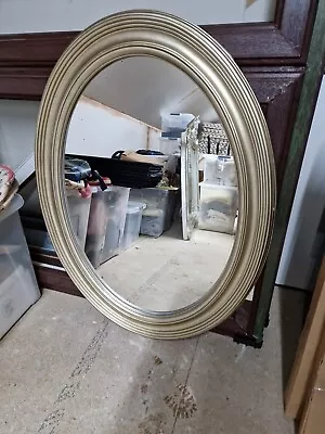 Laura Ashley Gold Mirror Oval • £35