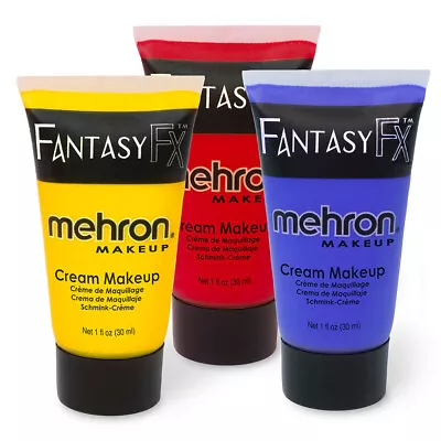 Mehron Costume Make Up Fantasy Makeup Halloween Face Painting F/X FFX 1oz Tube • $7.95