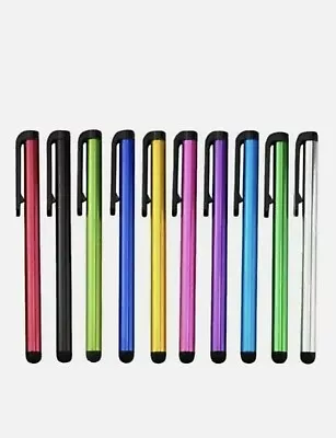 10 X STYLUS PENS For TOUCH SCREEN TABLET MOBILE SAMSUNG IPHONE IPAD HUAWEI Etc. • £3.49