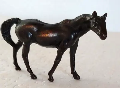 Vintage Small Bronze Metal Horse Figure - 1 3/4  Tall • $12.74