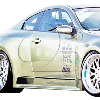 G Coupe GT500 Wide Body Side Skirts Rocker Panels 2 Piece For G35 Infiniti • $418