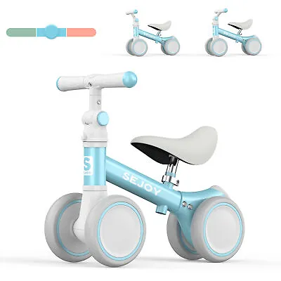 SEJOY Balance Bike Baby Ride On Toy First Bike No Pedal Infant Walker Riding • £27.99