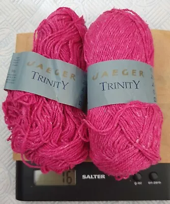 Jaeger Trinity Yarn Shade No. 440 Lipstick . Dye Lot 2711 - New/part Used • £6