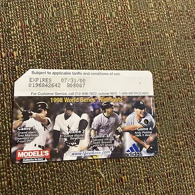 METROCARD 1998 World Series Highlights Modell’s • £10.69