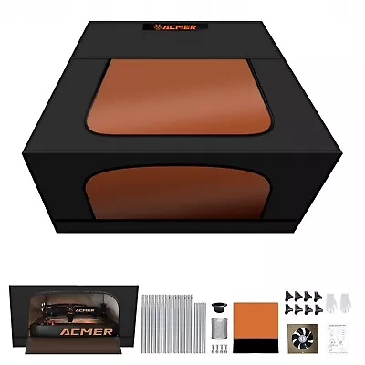 ACMER R10 Laser Engraver Protective Cover Laser Engraver Enclosure 700*700*350mm • £97.19