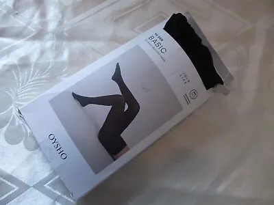 Oysho Basic Opaque Tights 90 Den S NEW • $29.92